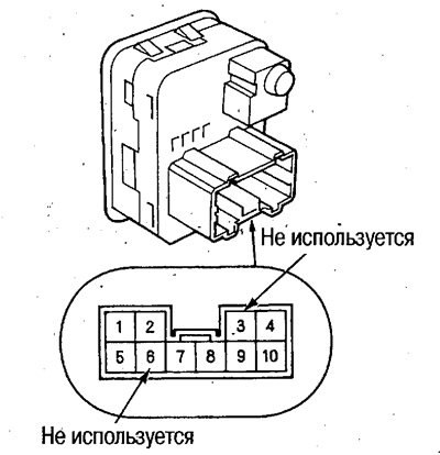 Выключатель складывания зеркал