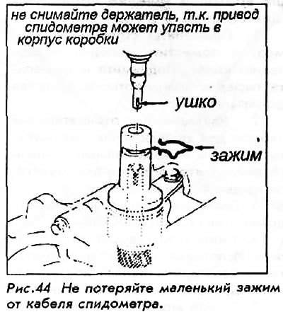 НЕ снимайте держатель, поскольку механизм привода…