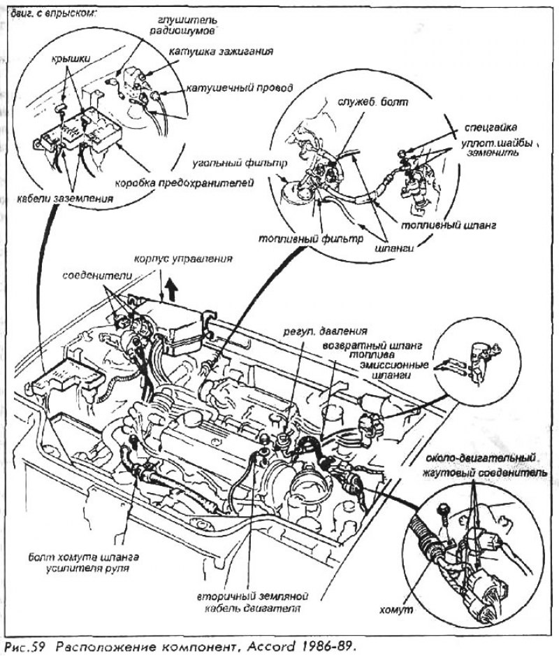 1986-89 Accord: 2,0 л двигатель