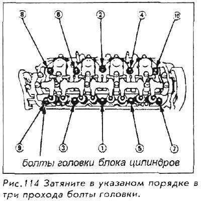 40. Установить впускной коллектор, и затяните…