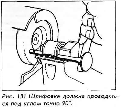 Перешлифовка клапана должна выполнятся только в…