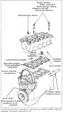 Головка блока цилиндров — 1988-89 Prelude, DOHC-двигатель