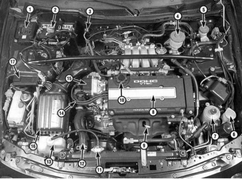 Где находится хонда. Клапан цилиндрический Honda Civic 5. Honda Civic 2000 1.4 щуп. Датчики системы охлаждения Хонда Аккорд 5 поколения. Бачок антифриза Honda Civic 6 Ek.