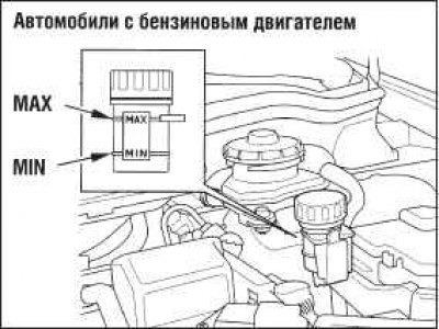 Падение уровня рабочей жидкости в бачке может…