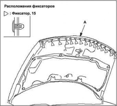 1. Используя съемник фиксаторов, отсоедините…