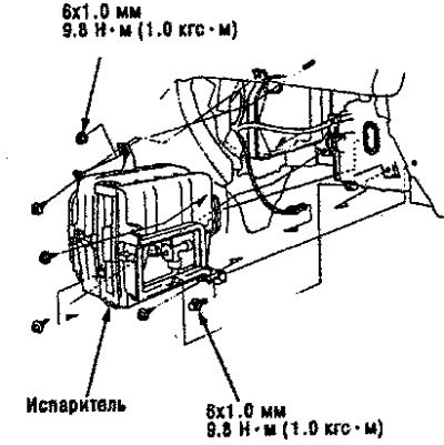 3-b. Снимите испаритель.