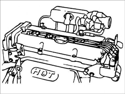 Система зажигания двигателя DOHC