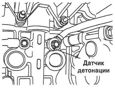 Проверка датчика детонации (КS)