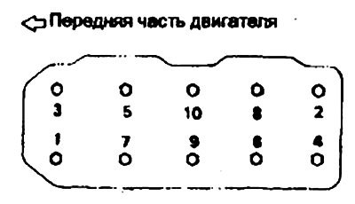 4. Снимите головку блока и прокладку с блока…