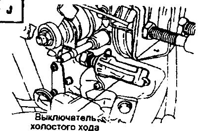 Элементы управления четырехскоростной…