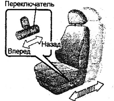 Для регулировки продольного положения передних…
