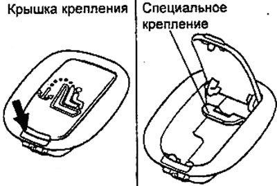 Закрепите детское сиденье ремнем за специальное…