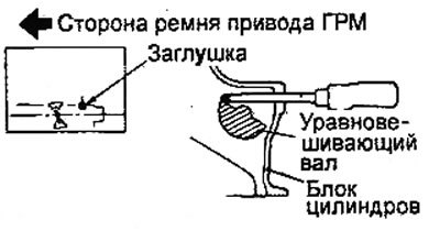 а) Перед снятием гайки звездочки масляного насоса…