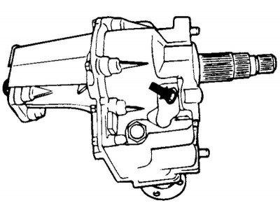 Рис. 3.46. Заливная пробка раздаточной коробки