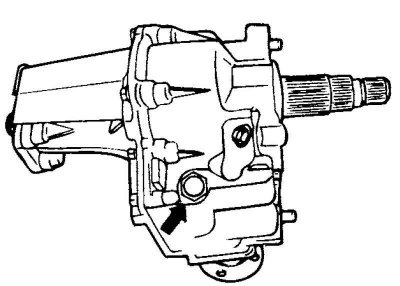 Рис. 3.47. Сливная пробка раздаточной коробки