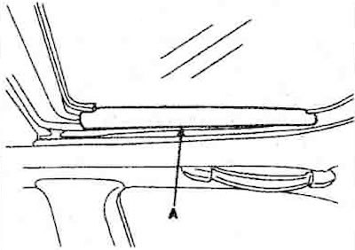 2. Снять обе декоративные накладки (А).