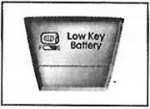 «Low key battery» (Низкий уровень заряда батареи…