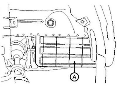 3. Снимите боковую крышку (А).