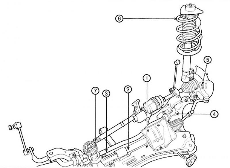 Схема передней подвески хендай солярис