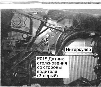 6. Слева спереди моторного отсека