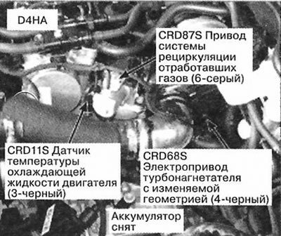 38. Левая сторона двигателя
