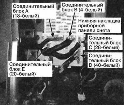 47. Левая сторона приборной панели
