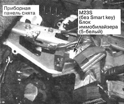 65. Слева сверху приборной панели