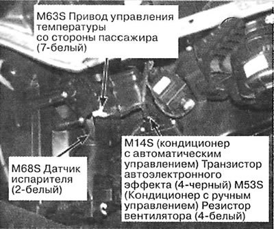 78. По центру снизу приборной панели
