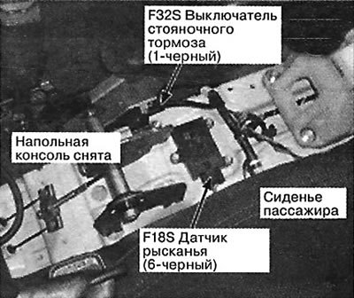 93. По центру напольной консоли