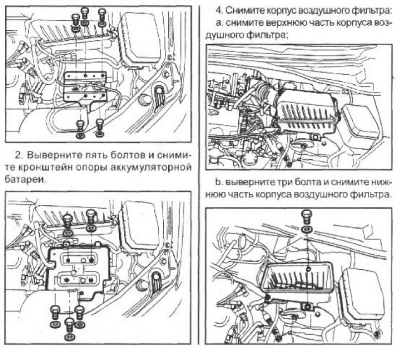 Снятие и установка автоматической коробки передач «Хендай Гетц 1 2002 ...