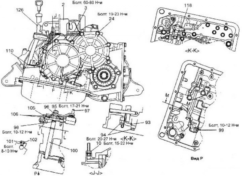 Хендай Гетц 1 2002-2011, бензин: Снятие и установка автоматической ...