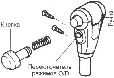 10. Выверните винты, отожмите кнопку вверх, затем…