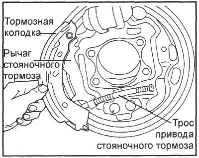 6. Снимите нижнюю и верхнюю стяжные пружины…