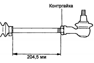 Рис. 5.70. Контргайка наконечника рулевой тяги