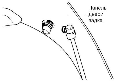 Рис. 8.13. Рычаг двери задка