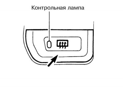 Выключатель электрообогрева заднего…