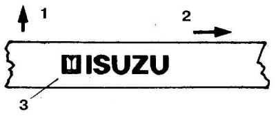 1 – к головке цилиндров; 2 – направление вращения…