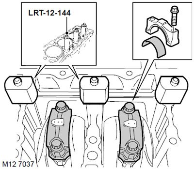 17. Установите крепления LRT-12-144 гильз…