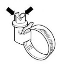 Certain fuel system hose clips are of the…