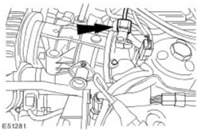 3. Рассоедините электрический разъем датчика MAP.