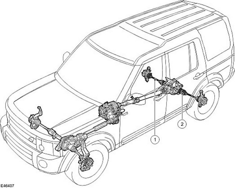 Схема передней подвески дискавери 4