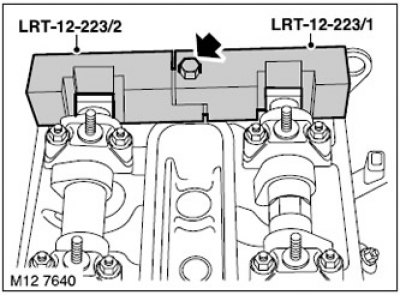 6. Установите оправки LRT-12-223/2 и LRT-12-223/1…