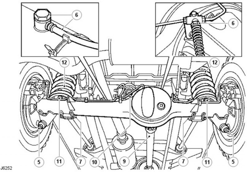 Схема передней подвески дискавери 4