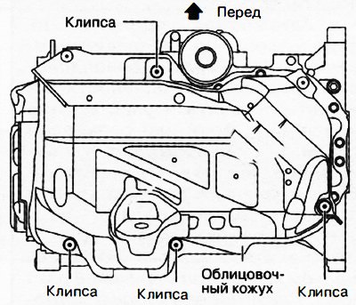 8. Установить остальные крепежные клипсы…