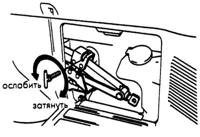 1. Откройте дверцу задка.