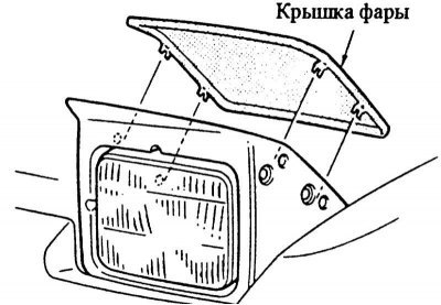 8. Проверить работу убирающихся фар.