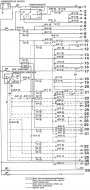 Общая схема автомобилей с двигателями B6 (до 1988 года)