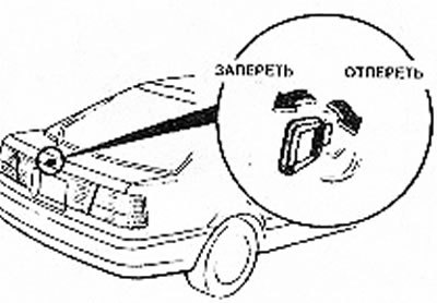 Чтобы закрыть заднюю дверцу с помощью ключа,…