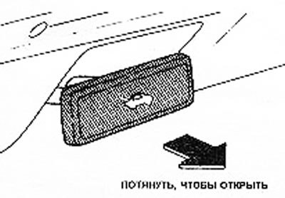 1. Вытяните кнопку капота.