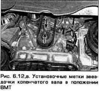 12. Временно вверните болт шкива коленчатого вала…